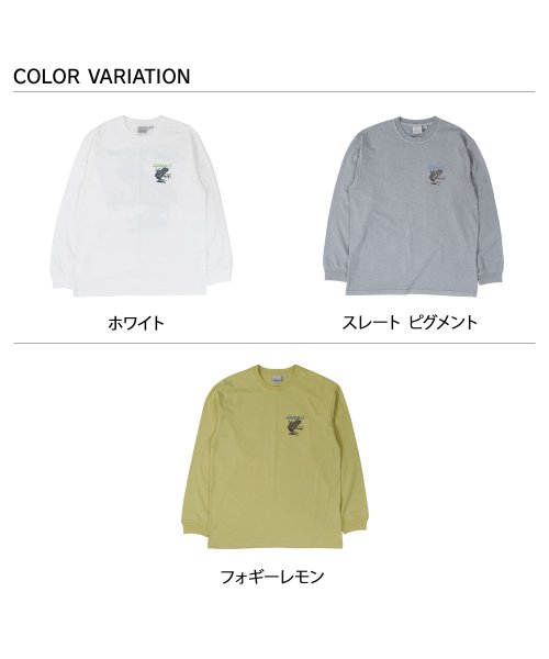 GRAMICCI(グラミチ)/グラミチ GRAMICCI Tシャツ 長袖 ロンT カットソー クライミング ギア メンズ レディース CLIMBING GEAR L/S TEE ホワイト グ/img02