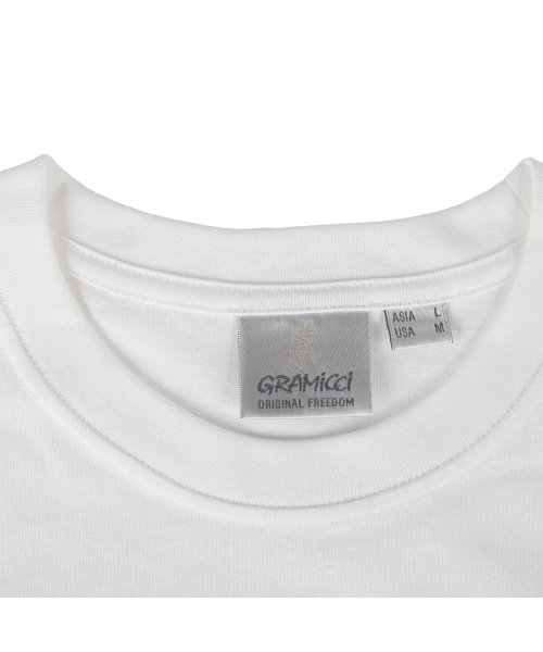 GRAMICCI(グラミチ)/グラミチ GRAMICCI Tシャツ 長袖 ロンT カットソー オーバル メンズ レディース OVAL L/S TEE ホワイト 白 G4SU－T083/img02