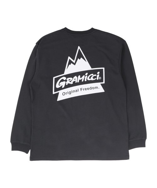 GRAMICCI(グラミチ)/グラミチ GRAMICCI Tシャツ 長袖 ロンT カットソー メンズ レディース PEAK L/S TEE ブラック ホワイト 黒 白 G4SU－T084/img03