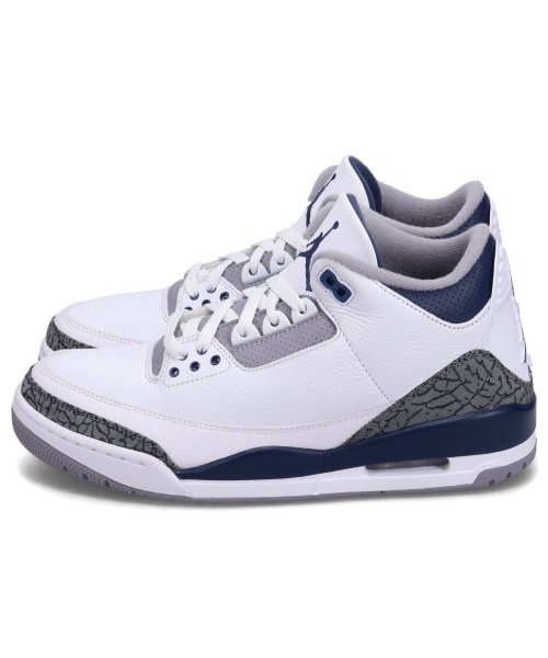 NIKE(ナイキ)/ NIKE AIR JORDAN 3 RETRO ナイキ エアジョーダン3 レトロ スニーカー メンズ ホワイト 白 CT8532－140/img04