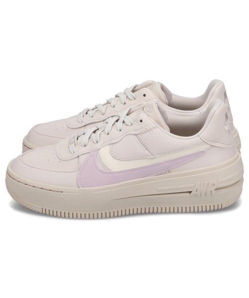 NIKE(NIKE)/ NIKE AIR FORCE 1 W AF1 PLT.AF.ORM ナイキ エアフォース1 スニーカー レディース 厚底 オフ ホワイト DJ9946－108/img03