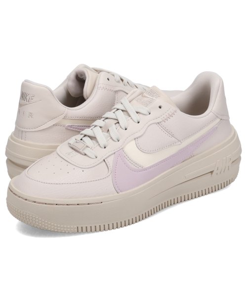 NIKE(NIKE)/ NIKE AIR FORCE 1 W AF1 PLT.AF.ORM ナイキ エアフォース1 スニーカー レディース 厚底 オフ ホワイト DJ9946－108/img08