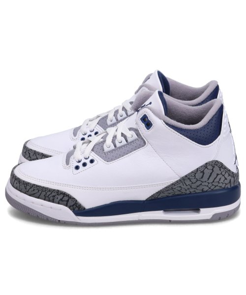 NIKE(ナイキ)/ NIKE AIR JORDAN 3 RETRO GS ナイキ エアジョーダン3 レトロ スニーカー レディース ホワイト 白 DM0967－140/img03