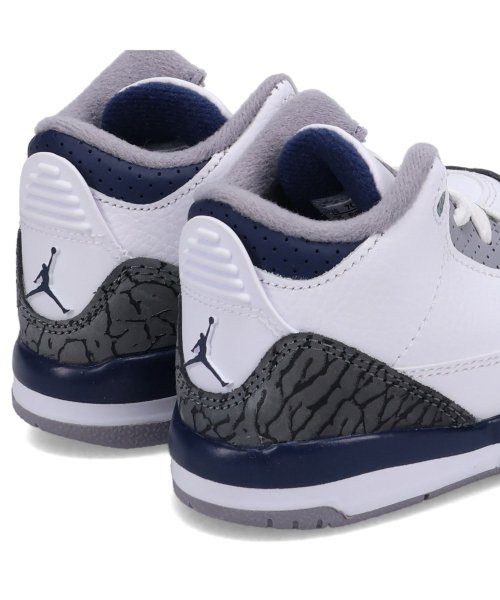 NIKE(NIKE)/ NIKE JORDAN 3 RETRO TD ナイキ ジョーダン3 レトロ スニーカー ベビー キッズ ホワイト 白 DM0968－140/img05