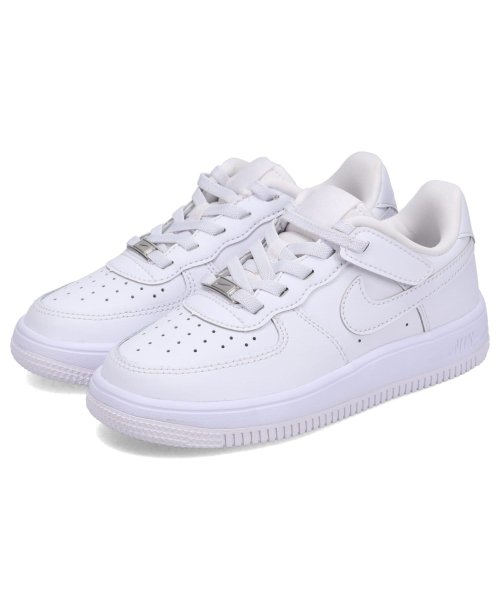 NIKE(NIKE)/ NIKE FORCE 1 LOW EASY ON PS ナイキ フォース1 ロー イージーオン スニーカー キッズ ホワイト 白 FN0237－111/img01