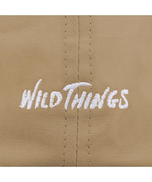 WILD THINGS(ワイルド シングス)/WILD THINGS ワイルドシングス キャップ 帽子 ロゴ メンズ レディース LOGO CAP ブラック ベージュ ブラウン グリーン 黒 WT24065/img08