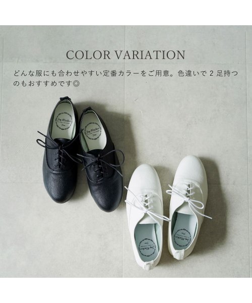 Joy Walker Plus(ジョイウォーカープラス)/Joy Walker Plus ジョイウォーカープラス コンフォートシューズ レースアップ レディース 低反発 COMFORT SHOES ブラック ホワイト /img08