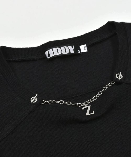 ZIDDY(ジディー)/【 ニコ☆プチ 掲載 】チェーン取り外しテレコTシャツ(130~160cm)/img07