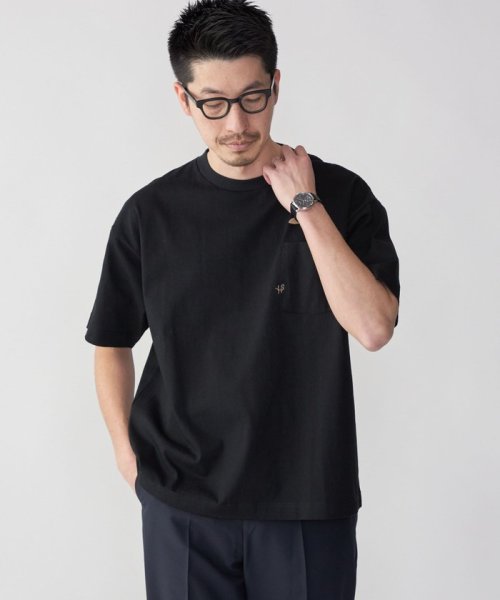 SHIPS MEN(シップス　メン)/*SHIPS:〈汗染み防止加工〉ワンポイント ロゴ ビッグシルエット ヘビーウェイト Tシャツ/img24