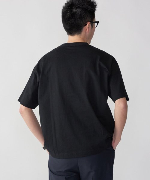 SHIPS MEN(シップス　メン)/*SHIPS:〈汗染み防止加工〉ワンポイント ロゴ ビッグシルエット ヘビーウェイト Tシャツ/img26