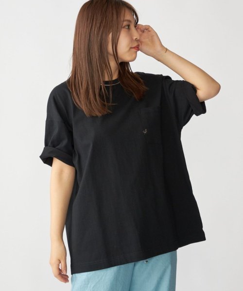 SHIPS MEN(シップス　メン)/*SHIPS:〈汗染み防止加工〉ワンポイント ロゴ ビッグシルエット ヘビーウェイト Tシャツ/img29