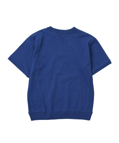 GLAZOS(グラソス)/USAコットン・スウェットライクカレッジロゴプリント半袖Tシャツ/img08