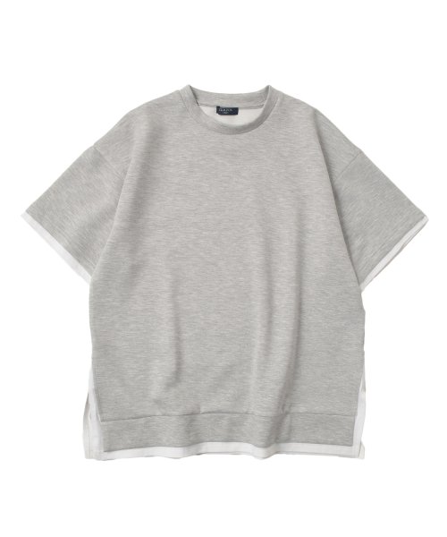 GLAZOS(グラソス)/【接触冷感】エアリークッション・レイヤード半袖Tシャツ/img15