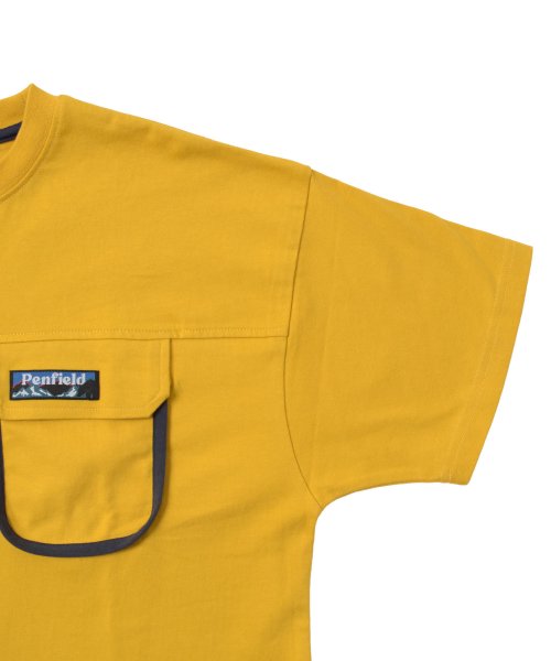 GLAZOS(グラソス)/【Penfield】USAコットン・ポケット付きバックロゴ半袖Tシャツ/img03