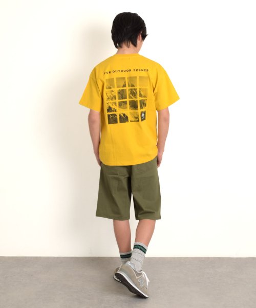 GLAZOS(グラソス)/【Penfield】USAコットン・バックスクエアフォト半袖Tシャツ/img01