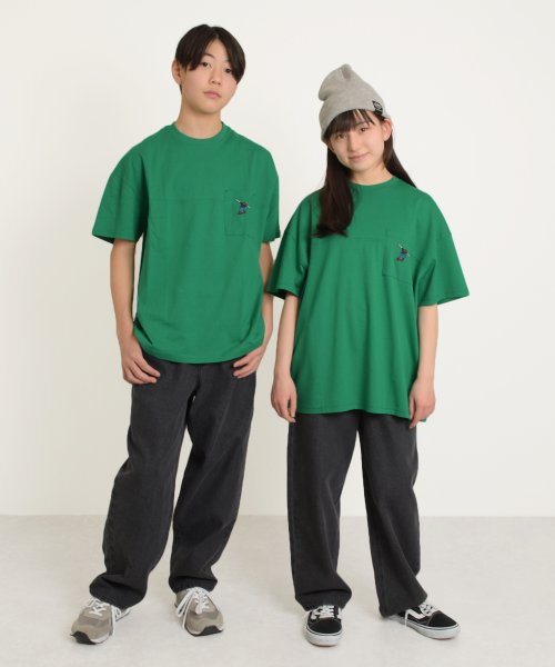 GLAZOS(グラソス)/【STREET】スケーター刺繍ビッグ半袖Tシャツ/img02