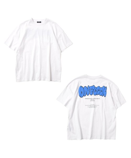 GLAZOS(グラソス)/【STREET】バックグラフィック発泡プリントビッグ半袖Tシャツ/img11