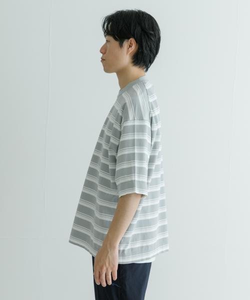 URBAN RESEARCH(アーバンリサーチ)/16GマルチボーダーニットTシャツ/img08