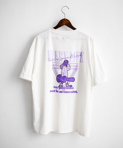 Rocky Monroe(ロッキーモンロー)/プリントTシャツ 半袖 バックプリント メンズ レディース カットソー クルーネック グラフィック オーバーサイズ ビッグシルエット シンプル キレイめ カジュ/img29