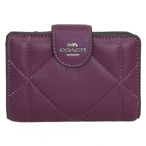 COACH(コーチ)/COACH コーチ MEDIUM CORNER ZIP WALLET PUFFY DIAMOND ミディアム コーナージップ パフィ ダイアモンド 二つ折り 財/img01