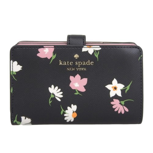 kate spade new york(ケイトスペードニューヨーク)/KATE SPADE ケイトスペード MADISON MEDIUM FLORAL WALTZ COMPACT BIFOLD WALLET マディソン フローラル/img01