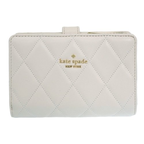 kate spade new york(ケイトスペードニューヨーク)/KATE SPADE ケイトスペード CAREY MEDIUM COMPACT BIFOLD WALLET キャリー ミディアム 二つ折り 財布 レザー Mサイ/img01