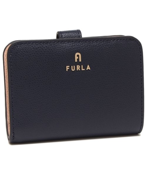 FURLA(フルラ)/フルラ 二つ折り財布 カメリア ブルー ブラック レディース FURLA WP00315 ARE000 2717S/img01