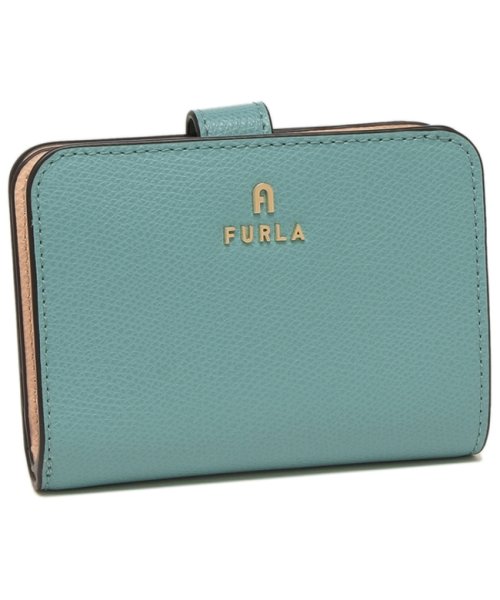 FURLA(フルラ)/フルラ 二つ折り財布 カメリア ブルー ベージュ レディース FURLA WP00315 ARE000 2718S/img01