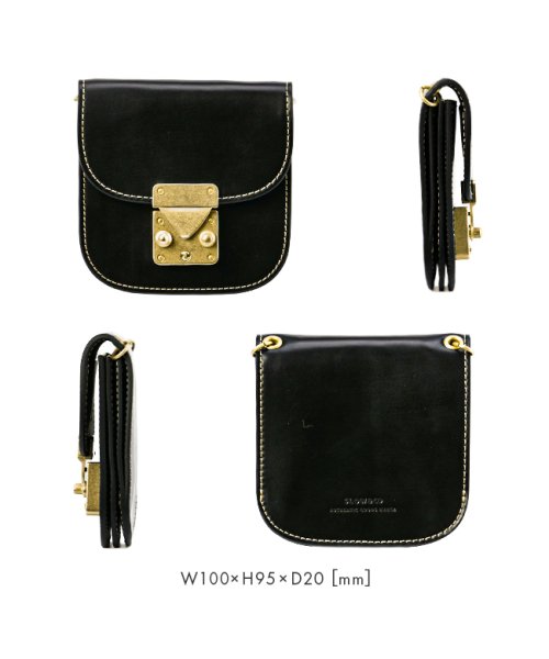 SLOW スロウ 財布 ミニ財布 小さい財布 ミニウォレット ネックウォレット メンズ レディース コードバン 本革 Cordovan SO877P Cordovan