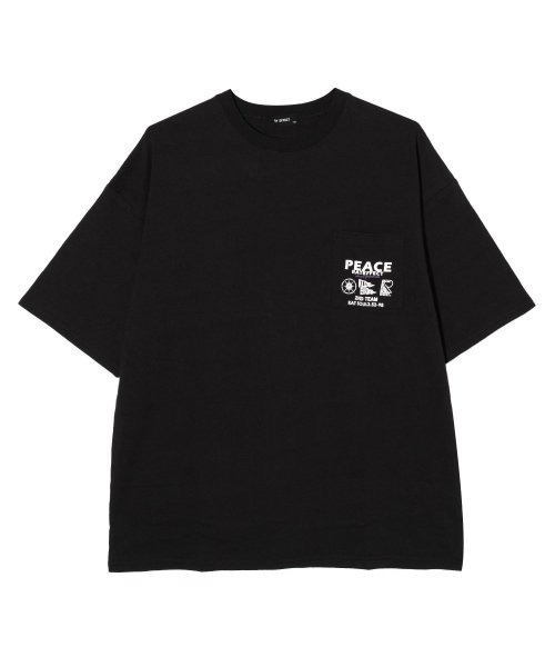 RAT EFFECT(ラット エフェクト)/PEACEポケBIG Tシャツ/img10