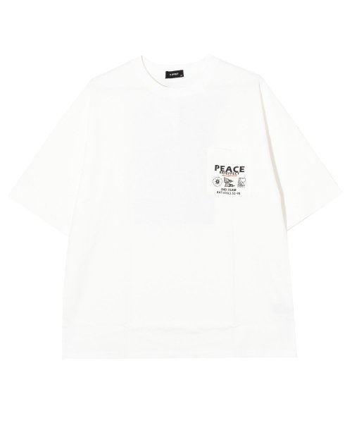 RAT EFFECT(ラット エフェクト)/PEACEポケBIG Tシャツ/img13