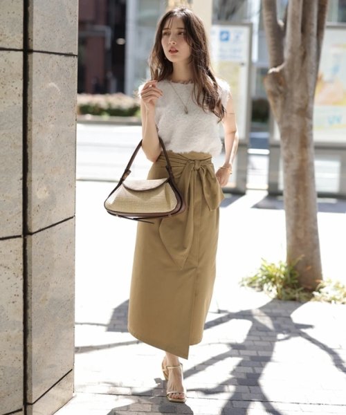 リボンラップスカート 予めご了承ください