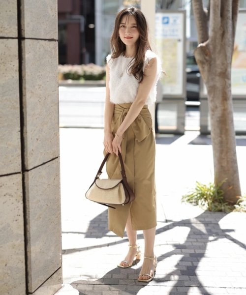 リボンラップスカート 予めご了承ください