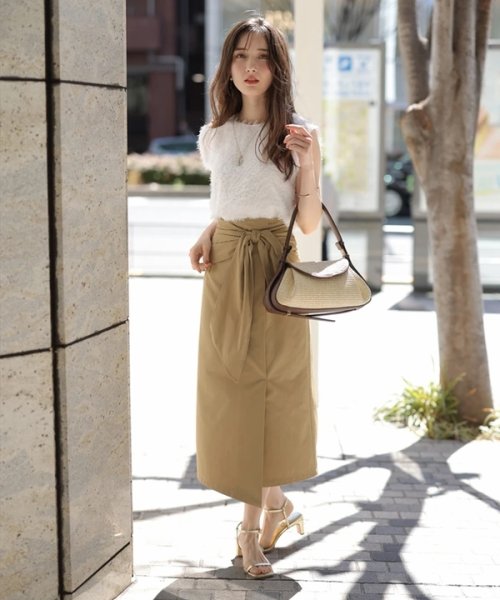 リボンラップスカート 予めご了承ください