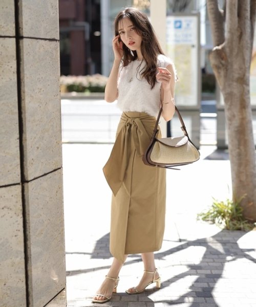 リボンラップスカート 予めご了承ください