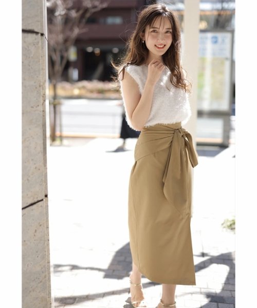 リボンラップスカート 予めご了承ください