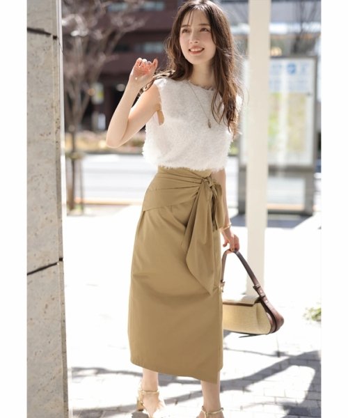 リボンラップスカート 予めご了承ください