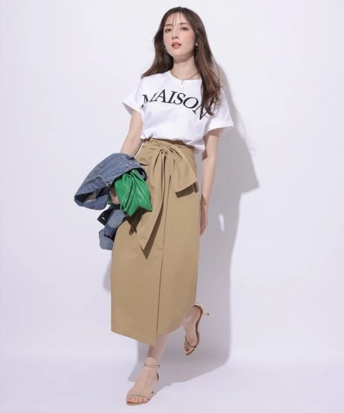 リボンラップスカート 予めご了承ください