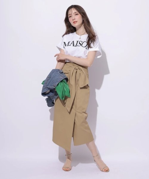 リボンラップスカート 予めご了承ください