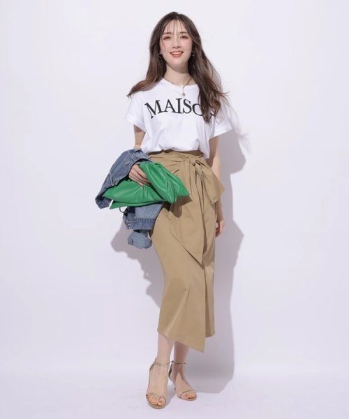 リボンラップスカート 予めご了承ください