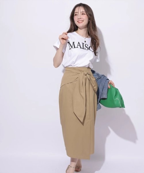 リボンラップスカート 予めご了承ください