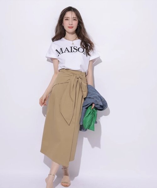 リボンラップスカート 予めご了承ください