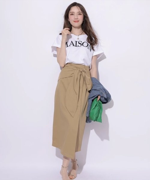 リボンラップスカート 予めご了承ください