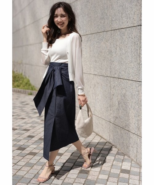 リボンラップスカート 予めご了承ください