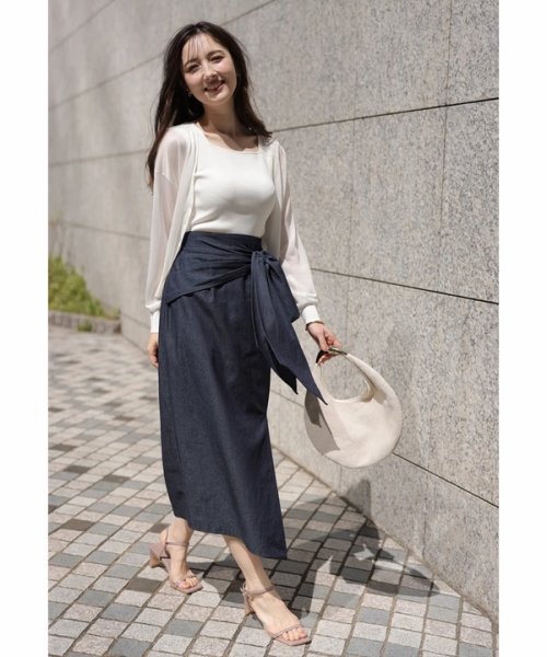 リボンラップスカート 予めご了承ください