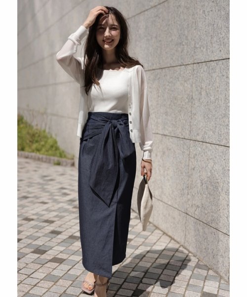 リボンラップスカート 予めご了承ください