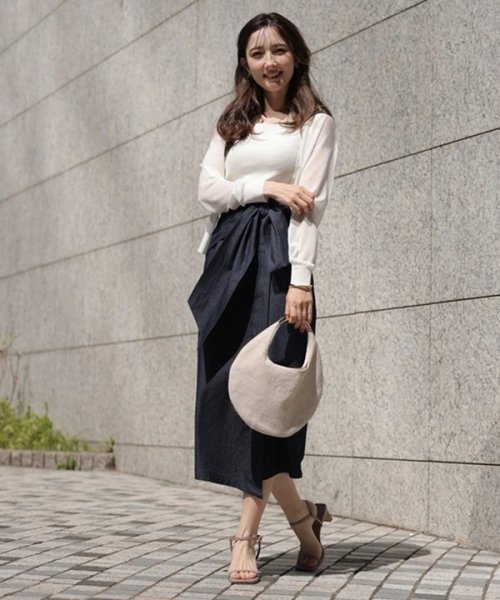 リボンラップスカート 予めご了承ください