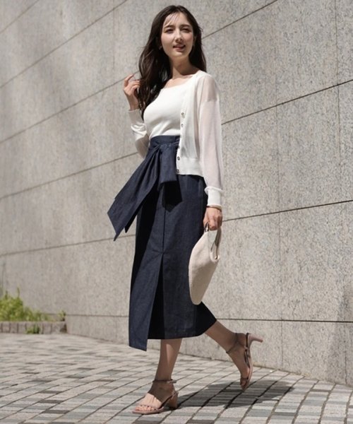 リボンラップスカート 予めご了承ください