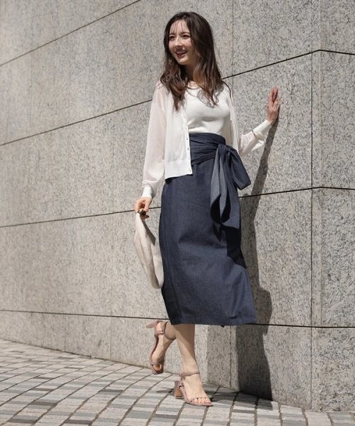 リボンラップスカート 予めご了承ください