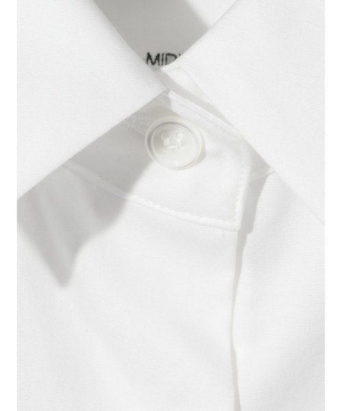 MIDIUMISOLID(ミディウミソリッド)/MIDIUMISOLID for Ladies スリットスリーブチュニックシャツ/img02